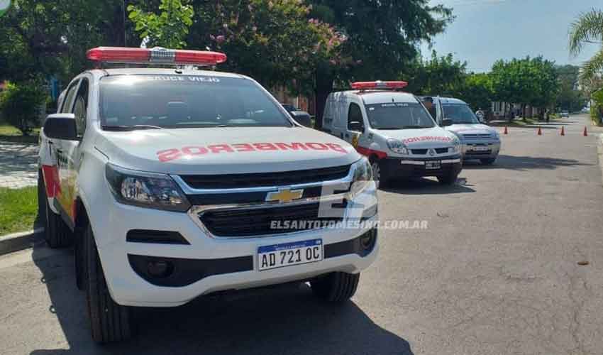 Nuevas camionetas de Bomberos Voluntarios de Sauce Viejo