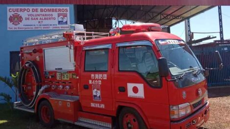 El Cuerpo de Bomberos San Alberto con nueva unidad