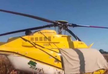 Helicóptero se estrelló mientras combatía incendio forestal