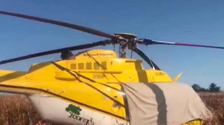 Helicóptero se estrelló mientras combatía incendio forestal