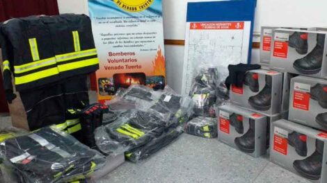 Nuevos equipos para Bomberos Voluntarios de Venado Tuerto