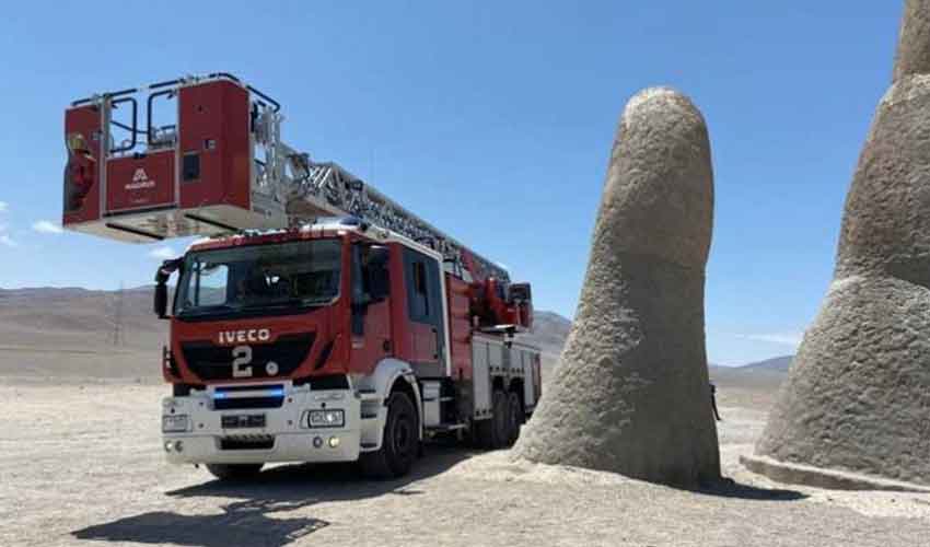 Nuevo carro de Bomberos permitirá realizar rescates en altura