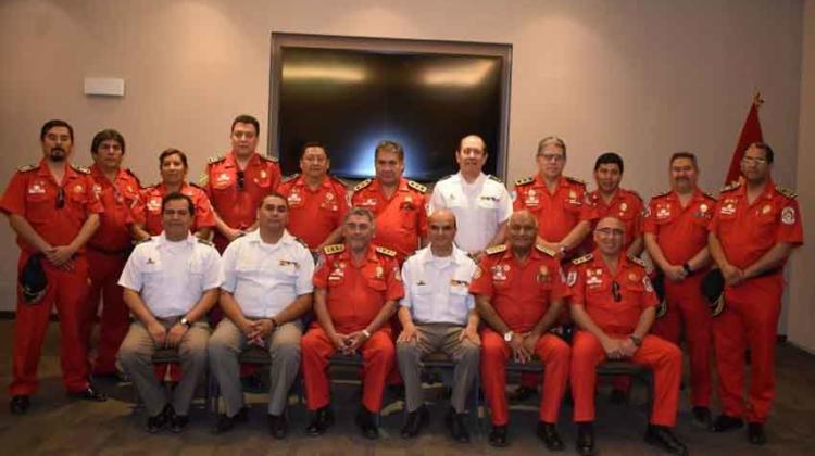 Bomberos de Chile colabora en la integración de Bomberos del Perú a OBA