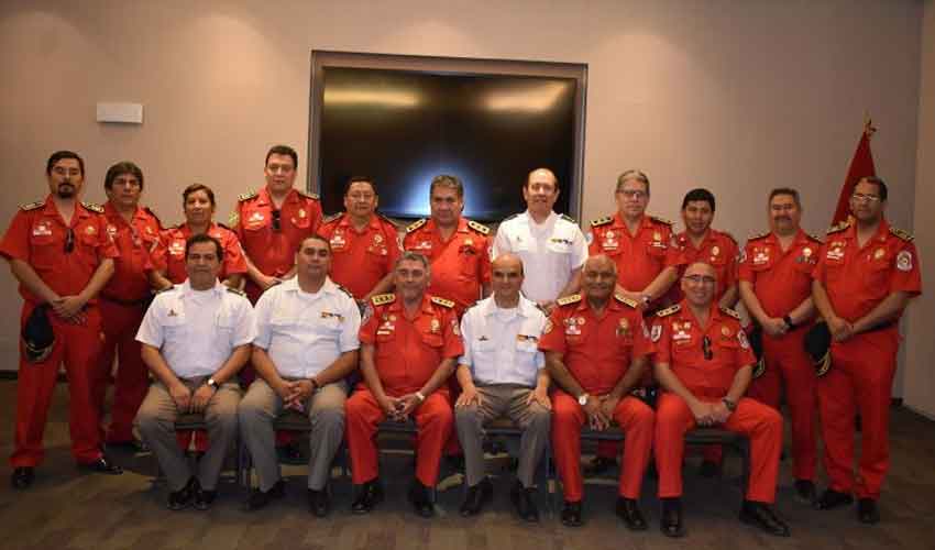 Bomberos de Chile colabora en la integración de Bomberos del Perú a OBA