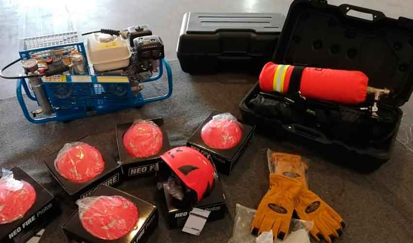 Bomberos Voluntarios de Pascanas sumó equipos de protección