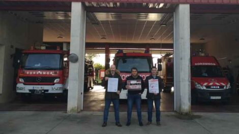 Lamentable estado de un parque de bomberos cordobés