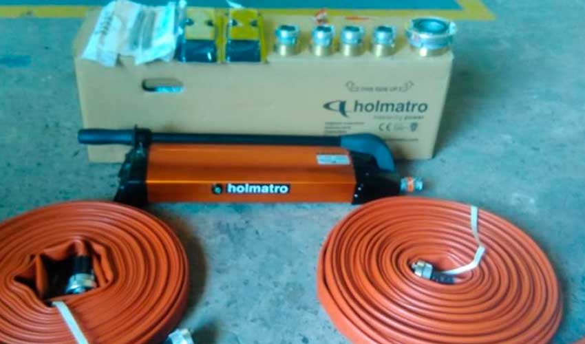 Bomberos Voluntarios de Navarro con nuevos equipos