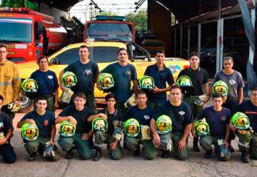 Bomberos Voluntarios de Paraná recibieron elementos de seguridad