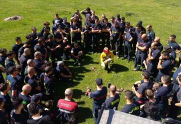 Dos bomberos de Béjar hacen un intercambio profesional en Chile