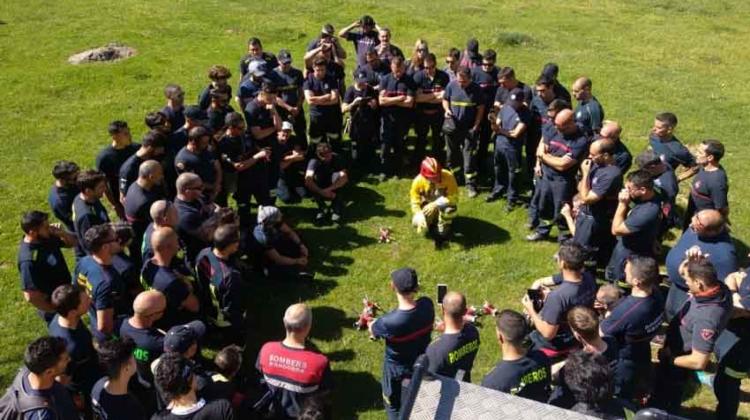 Dos bomberos de Béjar hacen un intercambio profesional en Chile