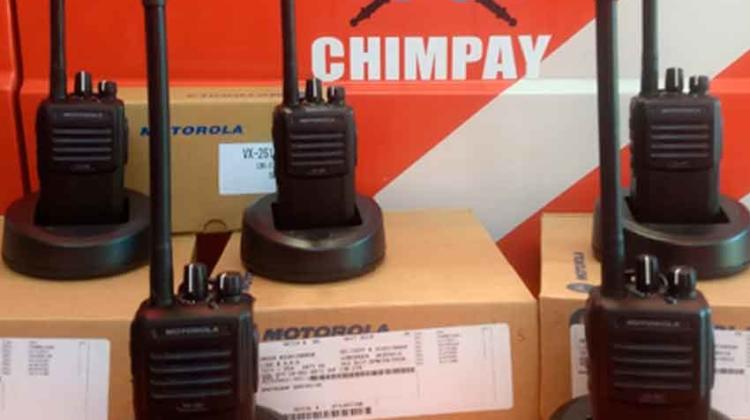 Bomberos de Chimpay con nuevos equipos de comunicaciones
