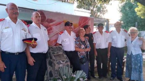 Homenajearon al Bombero Millán a 40 años de su muerte