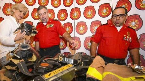 Llegaron equipos para los bomberos de Guayaquil