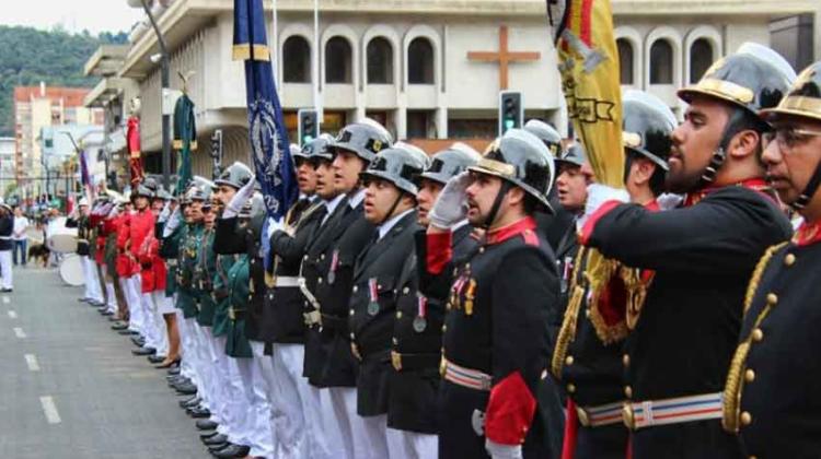 Cuerpo de Bomberos de Temuco celebró su aniversario 121