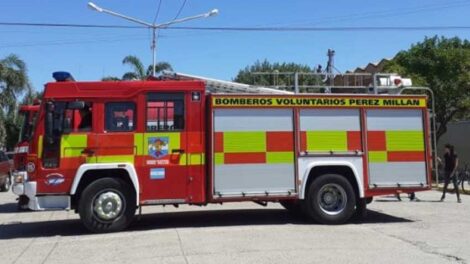 Bomberos de Pérez Millán con nueva unidad