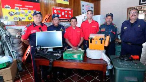 Bomberos de Nicaragua reciben donativo desde Hamburgo