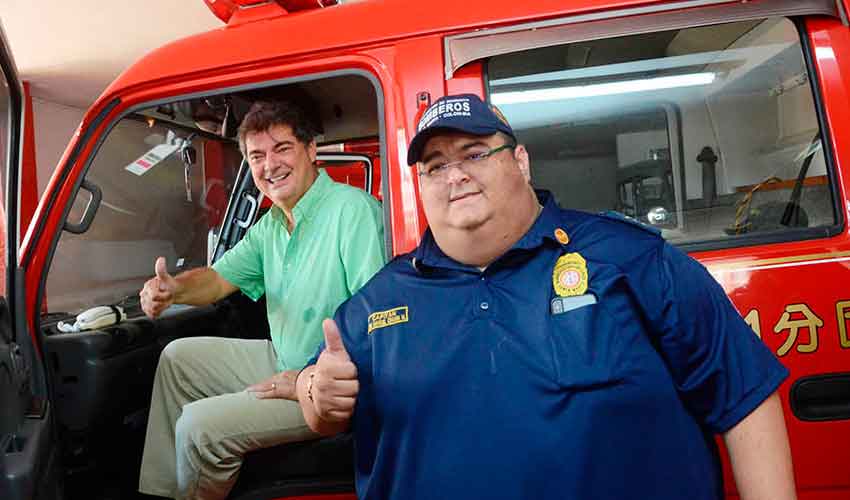 Bomberos de Santa Marta recibió nueva maquina