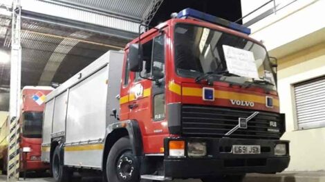 Bomberos Voluntarios de Victoria con nuevo camion