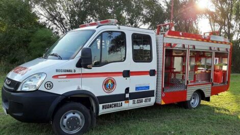 Nueva unidad para Bomberos Voluntarios Huanchilla