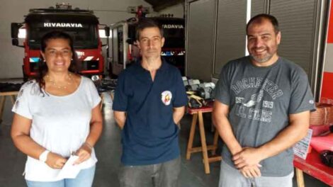Bomberos Voluntarios de Rivadavia con nuevos equipos