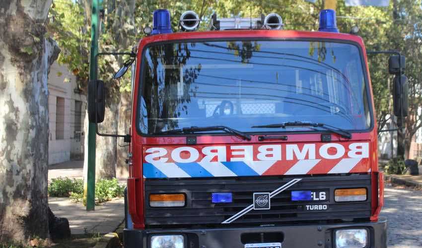 Falsifican chapa patente de Autobomba de Bomberos de Coronda