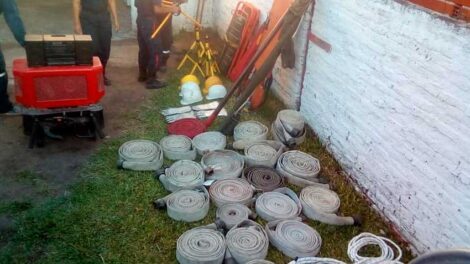 Donación para Bomberos Voluntarios Rosario Del Tala