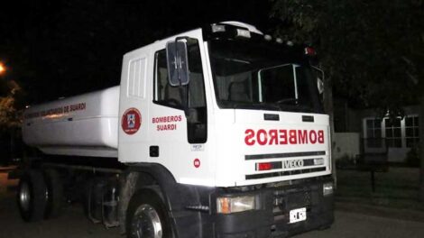 Los Bomberos de Suardi presentaron nueva unidad