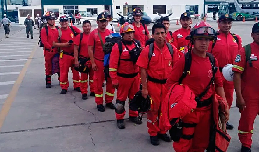Bomberos solicitan facilidades para su desplazamiento durante el estado de emergencia