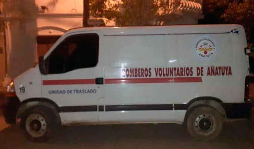 Atacaron a piedrazos la ambulancia de los Bomberos Voluntarios de Añatuya