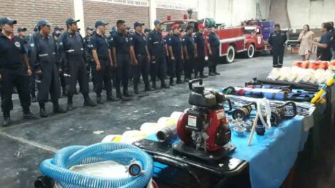 Nuevo equipamiento para Bomberos Voluntarios Santa María