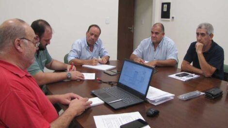 Reunión entre el Ministro de Seguridad  y la Federación de Bomberos Voluntarios