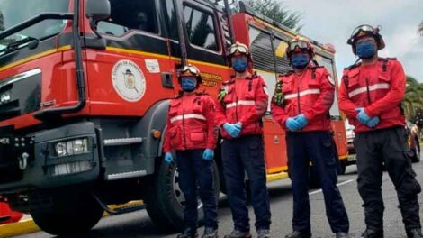 12 bomberos en aislamiento por atender posible contagiado de coronavirus