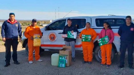 La Federación de Bomberos entregó elementos de protección a cuarteles