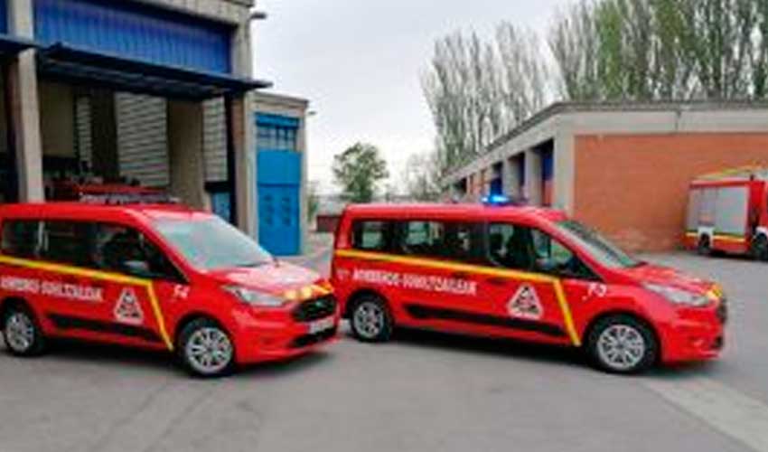 2 nuevos vehículos para los bomberos de Vitoria