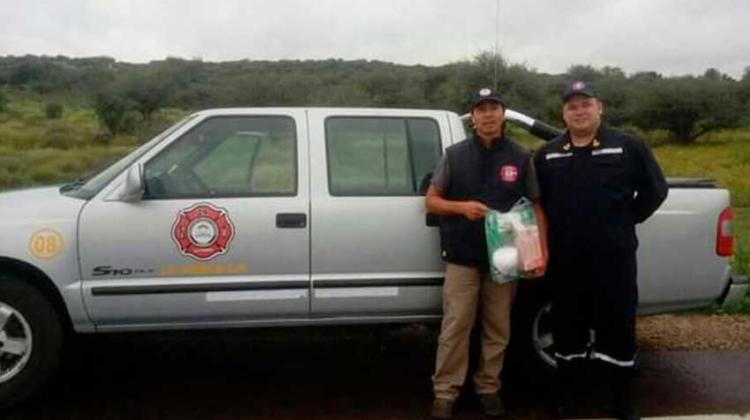 Bomberos Voluntarios recibieron equipos de bioseguridad