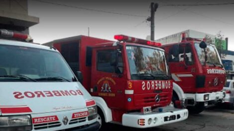 Un bombero de Longchamps fue internado por síntomas de COVID