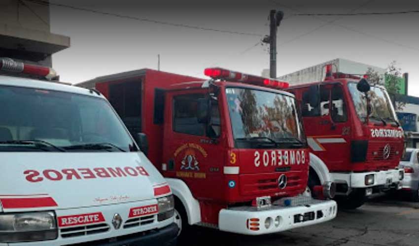 Un bombero de Longchamps fue internado por síntomas de COVID