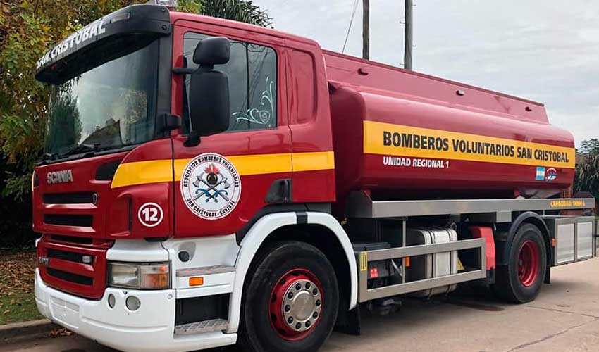 Bomberos de San Cristóbal adquirieron un nuevo camión cisterna