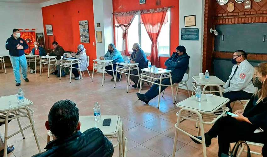 Reunión para avanzar con la Ley de Bomberos Voluntarios