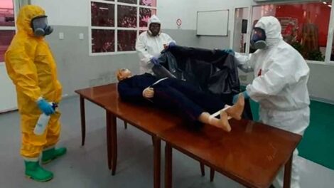 Bomberos de Rawson capacitó sobre materiales peligrosos