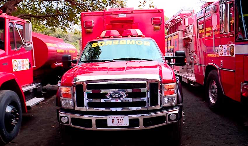 Inauguran estación de bomberos número 86 de Nicaragua