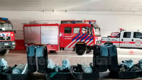 Bomberos adquirió seis equipos de respiración autónoma