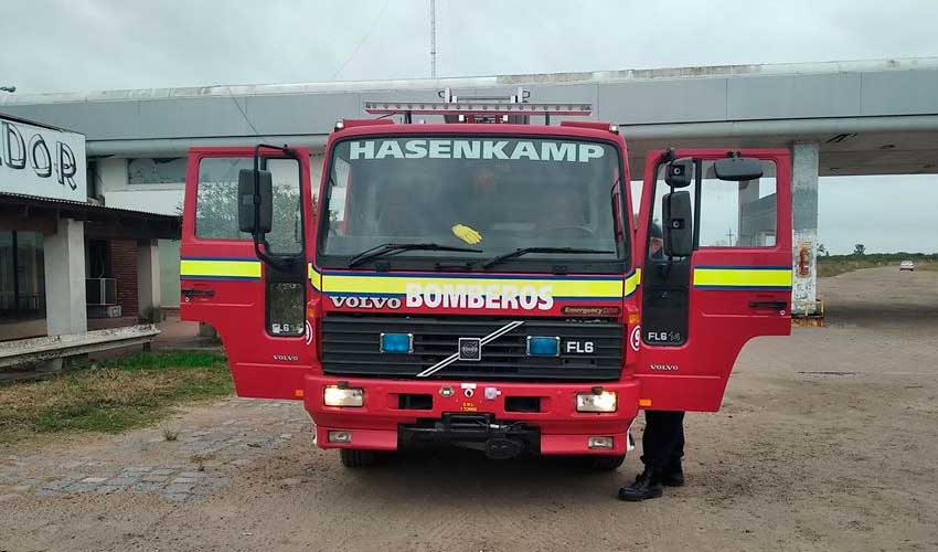 Bomberos de Hasenkamp con nueva unidad