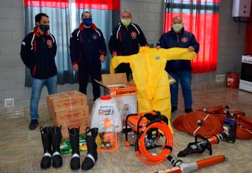 Bomberos Voluntarios de Rojas adquirió nuevos equipamientos