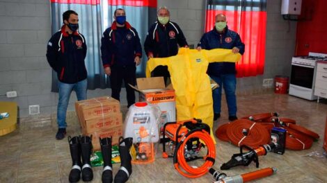 Bomberos Voluntarios de Rojas adquirió nuevos equipamientos