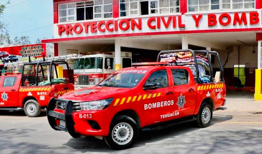 Dos elementos de Bomberos de Tehuacán podrían tener coronavirus