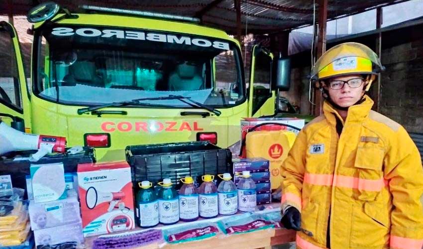 Bomberos de Sucre sin protección frente al COVID-19