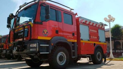 Bomberos de El Palqui recibe nuevo material mayor