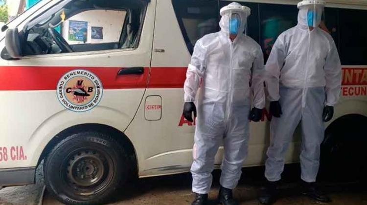 Bomberos cierran instalaciones en Ayutla por contagio de coronavirus