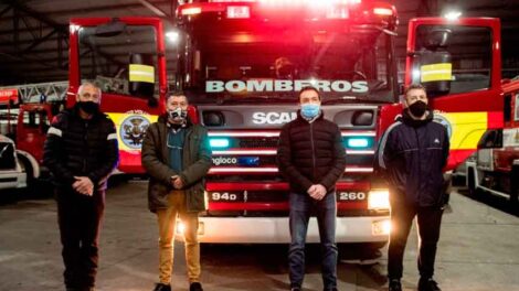 Nueva autobomba para Bomberos de Varela